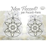 Perles en verre Volos® par Puca® 4x8 mm - Candy Raspberry x10g