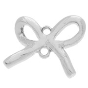 Intercalaire noeud 13x15 mm pour cabochon 1 mm - Argenté x1