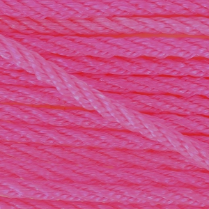 Fil nylon torsadé 2 mm Hot Pink  x2.9 m