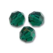 Perles rondes  PureCrystal 5000 6 mm Emerald x6