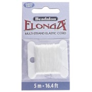 Fil élastique Elonga 0.7 mm - Multi-brins - Blanc x5m|raw }}