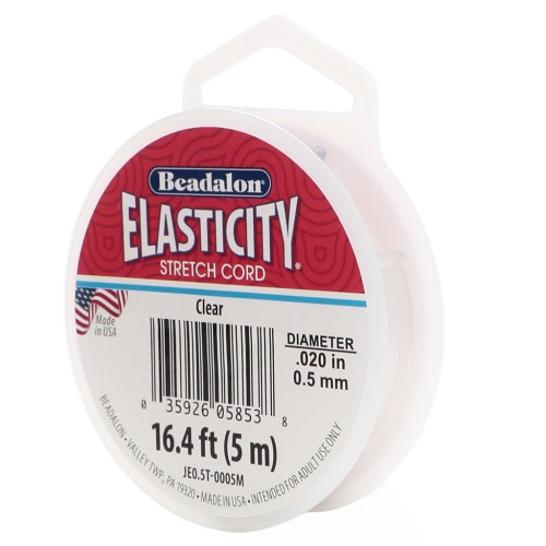 Fil élastique Elasticity 0.50 mm - Transparent x5m