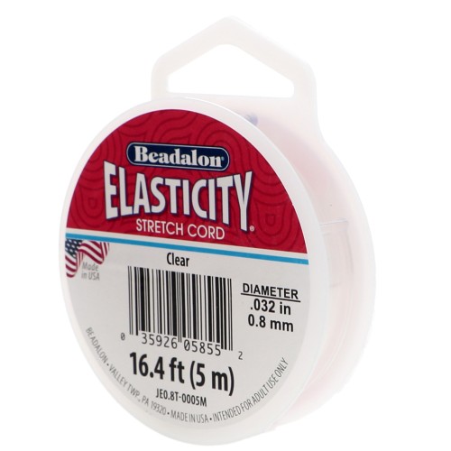 Fil élastique Elasticity 0.80 mm - Transparent x5m