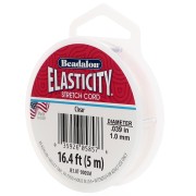 Fil élastique Elasticity 1 mm - Transparent x5m