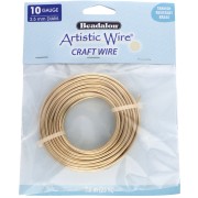Fil de laiton Artistic Wire 2.5 mm - Anti-ternissement x7.6m|raw }}