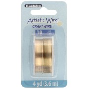 Fil de laiton Artistic Wire 1 mm - Anti-ternissement x3.6m|raw }}