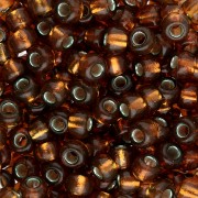 Rocaille Miyuki 6/0 1421 - Dyed Silver Lined Golden Olive x8g