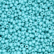 Preciosa Perles rocailles 11/0 2 mm - Solgel - Green 3 Dyed Chalkwhite x20g|raw }}