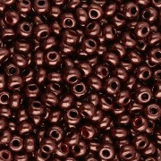 Preciosa Perles rocailles 8/0 - 3 mm - Opaque Red Coral Lila Luster x20g|raw }}