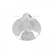 Briolette plate 8.5 mm rhodié HQ x1|raw }}