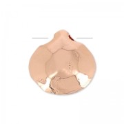 Briolette plate 8.5 mm doré rose HQ x1|raw }}