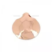 Briolette plate 8.5 mm doré rose HQ x1