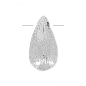 Goutte 9.5 mm rhodié HQ x1