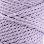 Bobine de cordon en coton pour macramé 5 mm - Mauve x50m