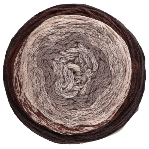 Bobine de cordon coton pour macramé Cotton Air Cake 1mm - Tie and Die Marron x220m