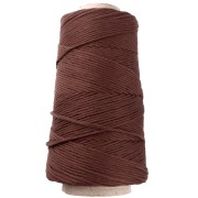 Bobine de cordon coton macramé Organic Cotton Détox XL peigné - Chocolat x200 m