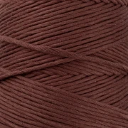 Bobine de cordon coton macramé Organic Cotton Détox XL peigné - Chocolat x200 m