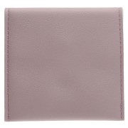 Pochette en similicuir avec bouton pression pour bijoux 80x80 mm - Lilas clair x1