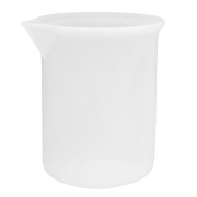 Verre doseur en silicone gradué 100 ml avec bec verseur - Transparent x1