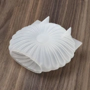 Moule en silicone pour réaliser un vase tournesol 3D 10x13 cm - Transparent x1