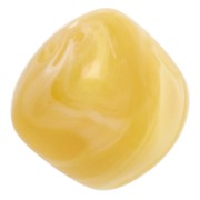 Perles cubes irréguliers 16x17 mm - Acrylique translucide - Marbré moutarde x10|raw }}