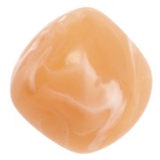 Perles cubes irréguliers 16x17 mm - Acrylique translucide - Marbré saumon x10|raw }}