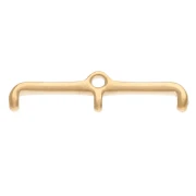 Cymbal - Embout pour tissage de perles Rocaille Miyuki 11/0 Skafi III Doré à l'or fin x1