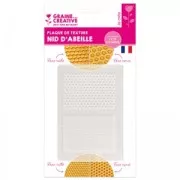 Plaque de texture 168x150 mm Nid d'Abeille