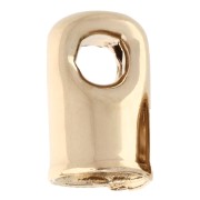 Embouts pour cordon 3 mm - Plaqué Or 3 microns x1|raw }}
