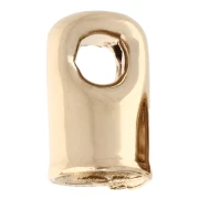 Embouts pour cordon 3 mm - Plaqué Or 3 microns x1