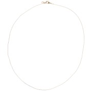 Tour de cou maille forçat 0.8 mm pour Miyuki Delica 11/0 Plaqué Or 3 microns x46cm