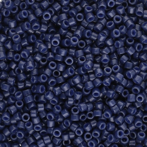 Miyuki Delica Duracoat 11/0 DB2143 - Dyed Opaque Navy paquet de 100g