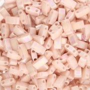 Miyuki Half Tila Beads 5x2.3x1.9 mm HTL-596 - Opaque Tea Rose Luster paquet 100g