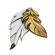 Plastique dingue 26x20 cm - Or et Argent x4