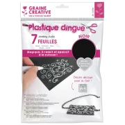 Plastique dingue 26x20 cm - Noir x7