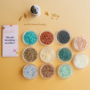 Mes bijoux DIY - Kit bracelet avec perles Miyuki Delica au métier à tisser