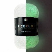 Coton Ricorumi Glow in the Dark Rico Design Amigurumi - Blanc phosphorescent x25g|raw }}