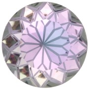 Cabochon rond Aurora A1088L Lotus 14 mm - Crystal Vitrail Light x1