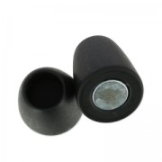 Fermoir aimanté 34 mm pour cordon 8 mm Noir mat x1