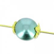 Coupelles fleurs 5 mm - Bronze x10