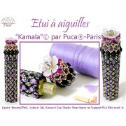Perles en verre Lipsi® par Puca® 4x6 mm - Enamel Grey x10g