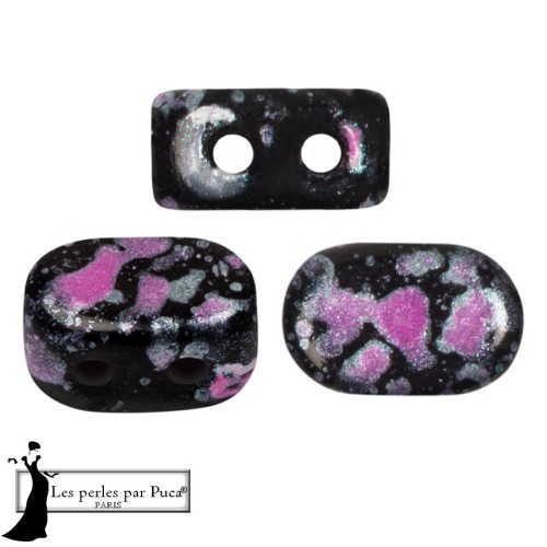 Perles en verre Lipsi® par Puca® 4x6 mm - Enamel Pink x10g