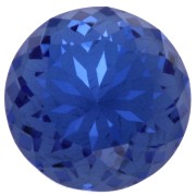 Cabochon rond Aurora A1088L Lotus 10 mm - Sapphire x1