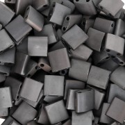 Miyuki Tila Beads 5x5x1.9 mm TL-55105 - Crystal Chrome Full Mat x10g|raw }}