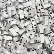 Miyuki Half Tila Beads 5x2.3x1.9mm HTL-55114 - Black Labrador Full Mat x10g