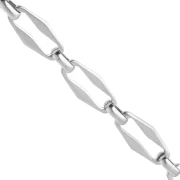 Chaine maille fantaisie 7 mm - Acier inoxydable 304 x50cm