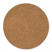 Plaques rondes de liège 30 cm Naturel x2