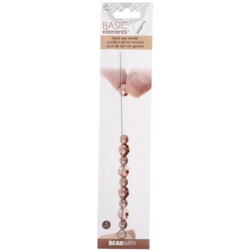 Aiguille à perler 17 cm avec chas en crochet x1