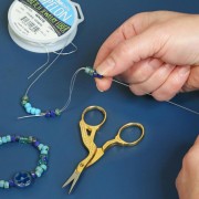 Aiguille à perler 25 cm avec chas en crochet x1