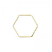 Intercalaires nid d'abeille 11 mm light gold HQ x4|raw }}